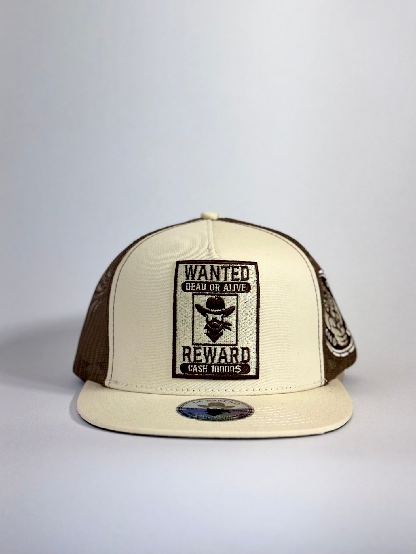 De Rancho Wanted Hat (Cream/Brown) DR217