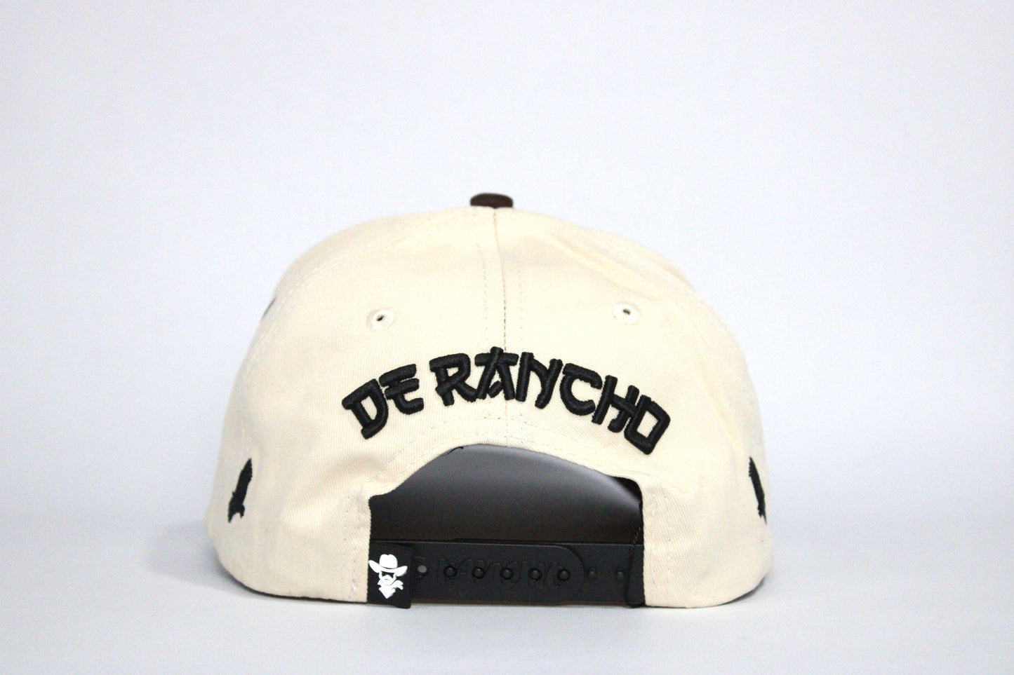 De Rancho Zopilote a-frame hat (Cream/Brown)