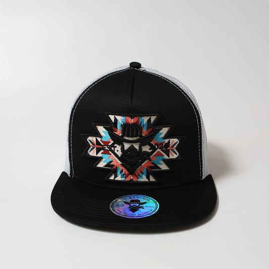 De Rancho Amarillo Heart (Black/White) DR099