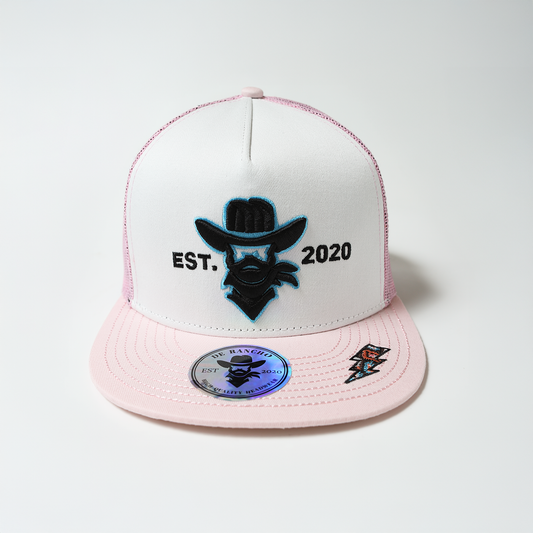 De Rancho Longhorn (White/Pink) DR138