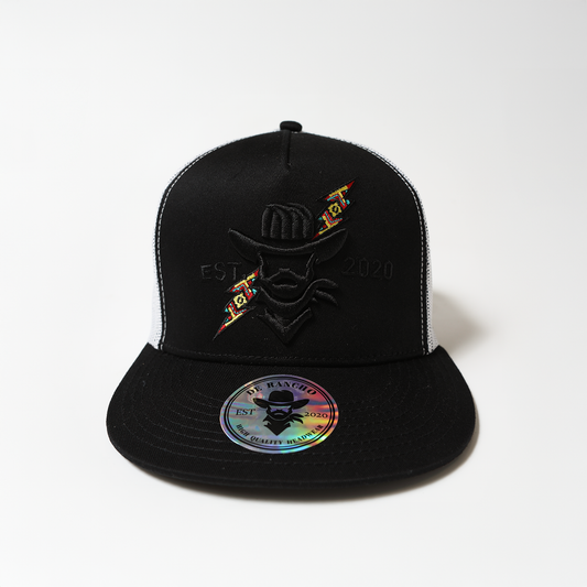 De Rancho Thunder Hat (Black/White) DR141