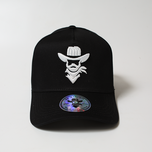 De Rancho a-frame hat (Black/White)