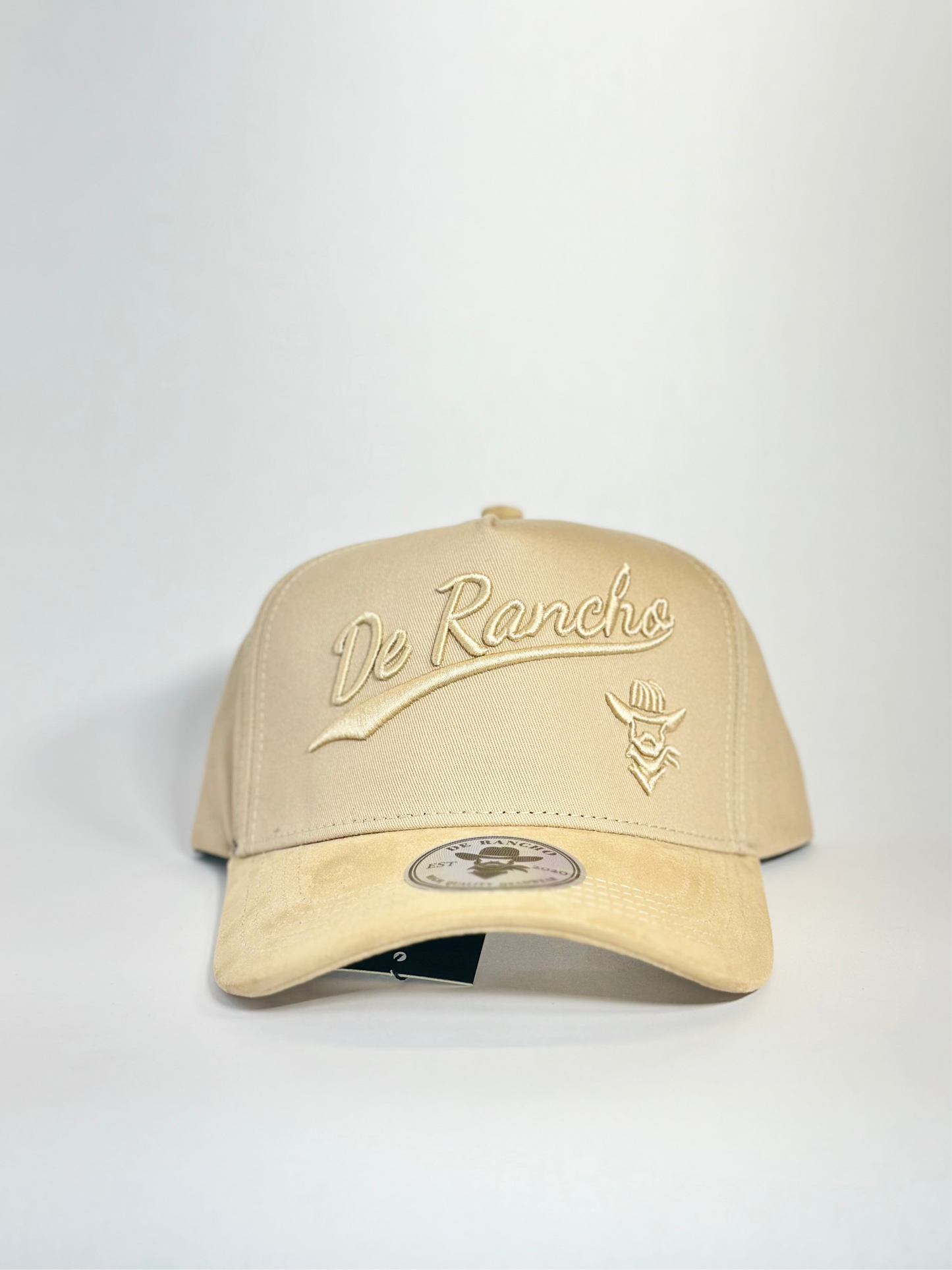 De Rancho Suede Ball Cap (Khaki) DR237