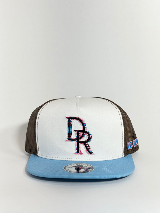 De Rancho Original Aztec (Sky Blue/White) DR229