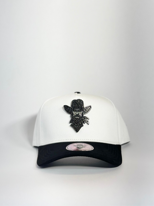 De Rancho DIAMOND DUST SUEDE Special Edition Hat (White) DR232