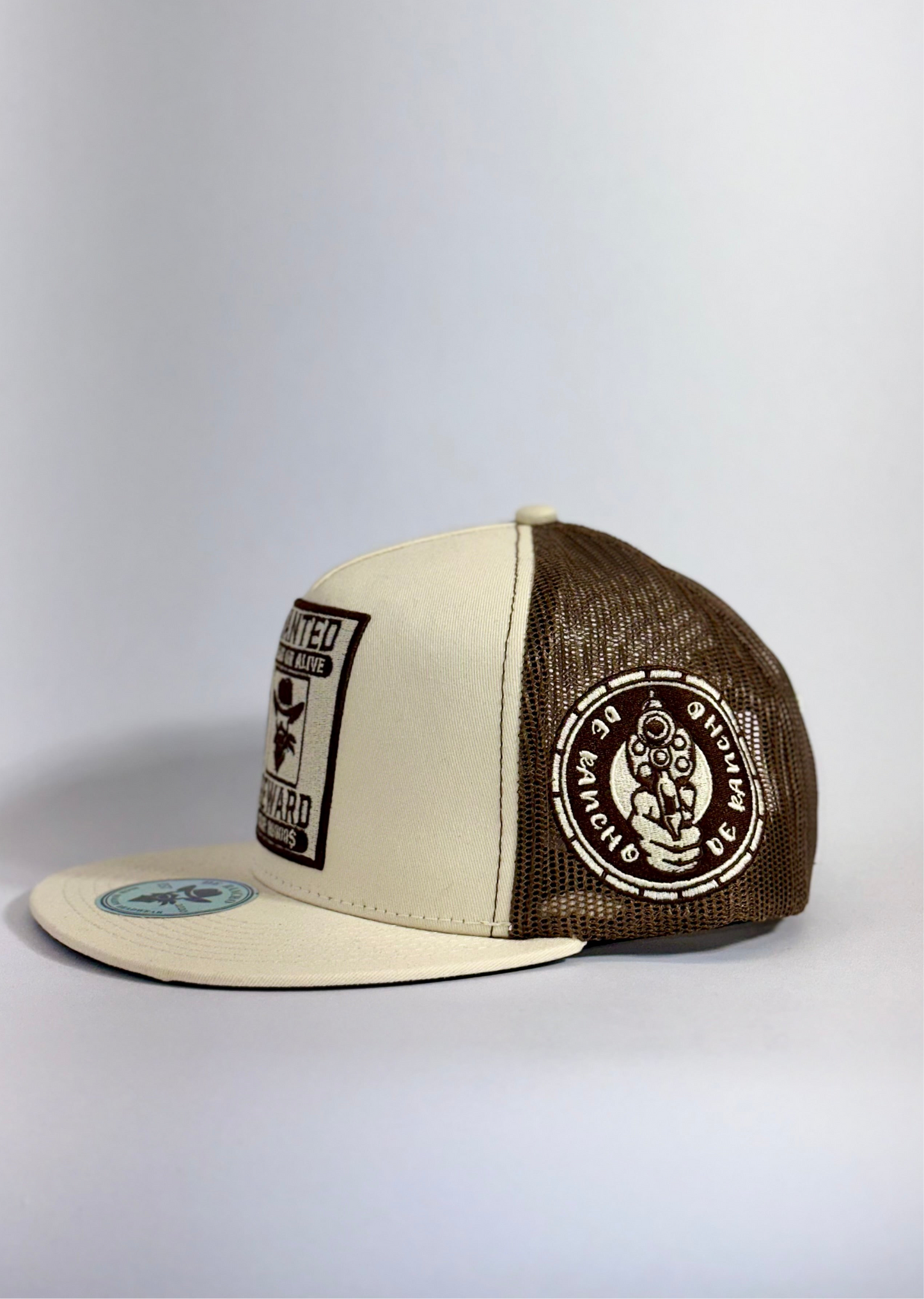 De Rancho Wanted Hat (Cream/Brown) DR217