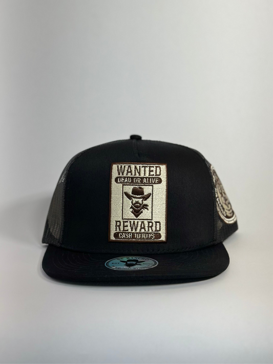 De Rancho Wanted Hat (Black) DR218
