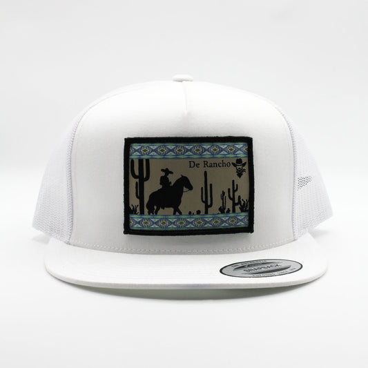 De Rancho Cowboy Aztec White