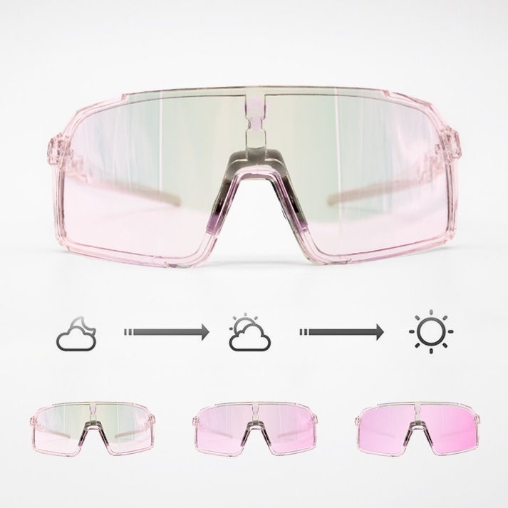 Photochromic Sport Sunglasses (Pink)