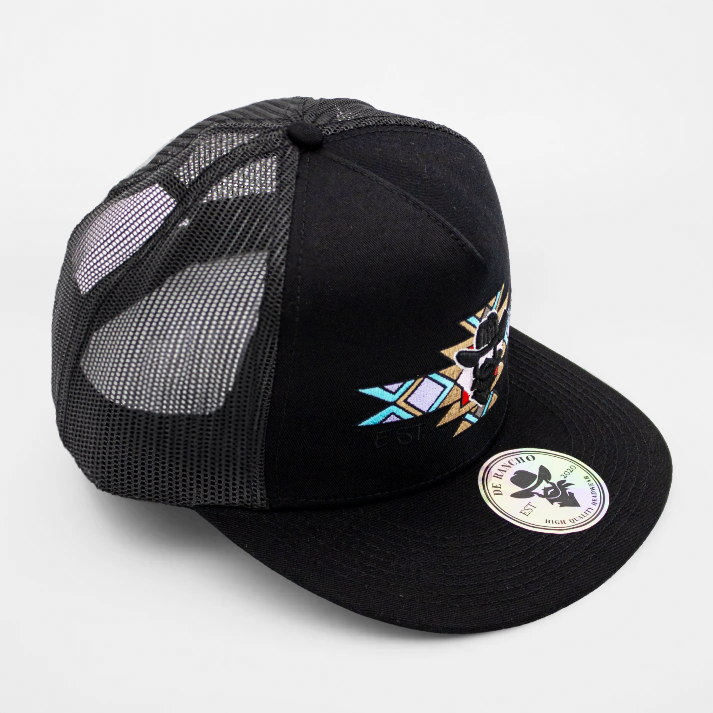 Tribal Cross Cowboy Hat (Black)