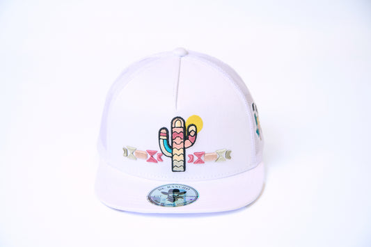 De Rancho Cactus Hat Kids (White) DR149