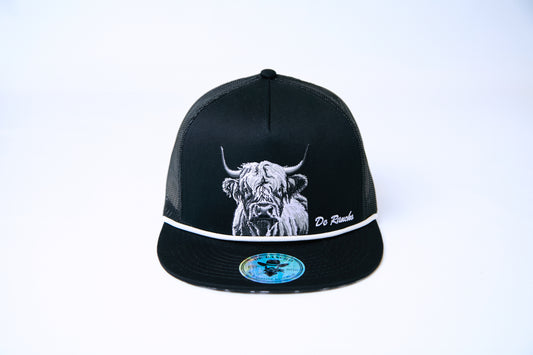 De Rancho Highland Cow #1 Hat (Black) DR177