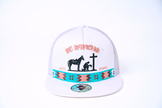 De Rancho Oración Hat (White) DR188